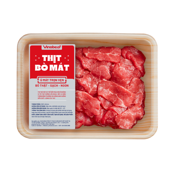 Đùi bò thái lát mỏng | Vinabeef