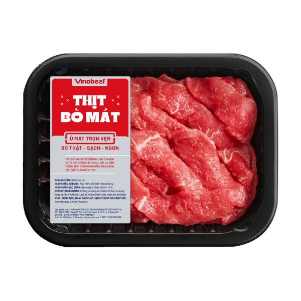 Đùi bò thái lát mỏng | Vinabeef
