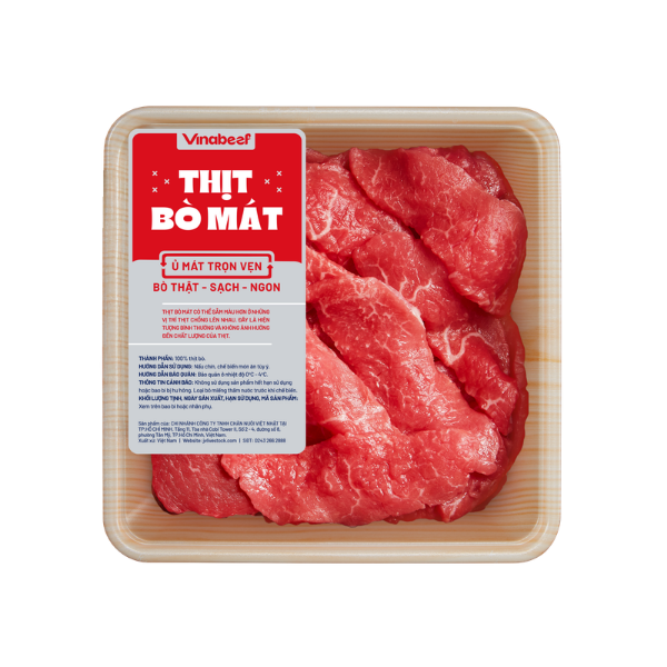 Đùi bò thái lát mỏng | Vinabeef
